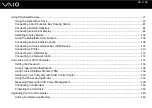 Preview for 3 page of Sony VGN-BX41VN User Manual