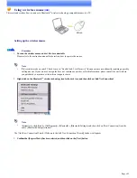 Предварительный просмотр 123 страницы Sony VGN-BX563B - VAIO - Pentium M 1.73 GHz User Manual