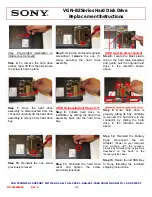 Preview for 2 page of Sony VGN-BZ Series Replacement Instructions