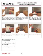 Preview for 2 page of Sony VGN-C1 Series Replacement Instructions