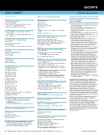 Preview for 2 page of Sony VGN-CS160J - VAIO CS Series Specifications