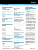Preview for 2 page of Sony VGN-FW290JRB Specifications