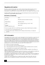 Preview for 8 page of Sony VGN-FW300 Safety Information Manual