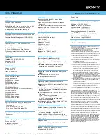 Preview for 2 page of Sony VGN-FZ240E - VAIO - Core 2 Duo GHz Specifications