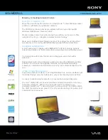 Preview for 1 page of Sony VGN-NS255J - VAIO NS Series Specifications