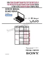 Sony VGN-TX3HP/W Service Manual preview