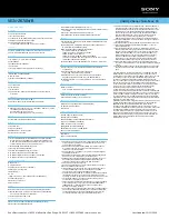 Preview for 2 page of Sony VGN-Z670N - VAIO Z Series Specifications