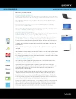 Preview for 1 page of Sony VGNFW590FWB Specifications