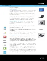 Preview for 1 page of Sony VGNFW590GAB Specifications