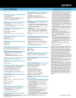 Preview for 2 page of Sony VGNFW590GIB Specifications