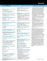 Preview for 2 page of Sony VGNFW590GKB Specifications