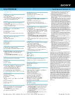 Preview for 2 page of Sony VGNFW590GLB Specifications