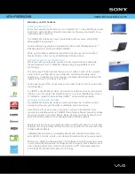 Preview for 1 page of Sony VGNFW590GMB Specifications