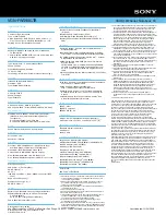 Preview for 2 page of Sony VGNFW590GTB Specifications