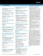 Preview for 2 page of Sony VGNFW599GBB Specifications