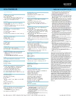 Preview for 2 page of Sony VGNFW599GCB Specifications