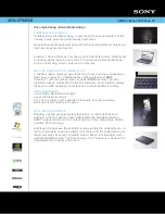 Preview for 1 page of Sony VGNZ790DJB - VAIO Z Series Specifications