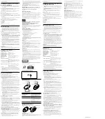 Preview for 2 page of Sony VGP-BMS21 Operating Instructions