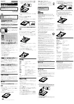 Предварительный просмотр 1 страницы Sony VGP-BPSC24 Operating Instructions