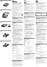 Предварительный просмотр 2 страницы Sony VGP-BPSC24 Operating Instructions