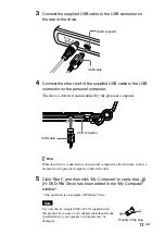 Preview for 13 page of Sony VGP-UDRW1 - VAIO - DVD±RW Operating Instructions Manual