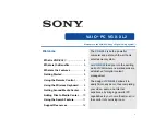 Предварительный просмотр 9 страницы Sony VGP-XL1B2 - Vaio Digital Living System Media Changer User Manual