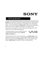 Предварительный просмотр 16 страницы Sony VGX-XL2 User Guide (Computer Component) Manual