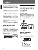 Preview for 14 page of Sony VID-P110 Operating Instructions Manual