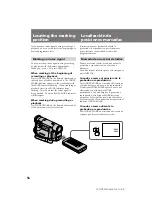 Preview for 56 page of Sony video Hi8 Handycam CCD-TR555E Operating Instructions Manual