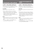 Preview for 20 page of Sony Video Walkman GV-D900 Operating Instructions Manual