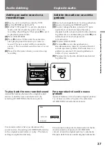 Preview for 37 page of Sony Video Walkman GV-D900 Operating Instructions Manual