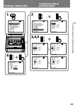 Preview for 43 page of Sony Video Walkman GV-D900 Operating Instructions Manual