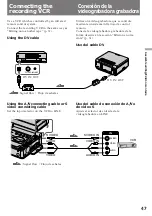 Preview for 47 page of Sony Video Walkman GV-D900 Operating Instructions Manual