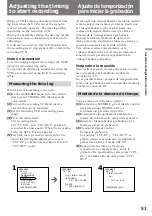 Preview for 51 page of Sony Video Walkman GV-D900 Operating Instructions Manual