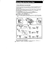 Предварительный просмотр 22 страницы Sony Video8 Handycam CCD-FX340 Operation Manual