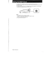 Preview for 12 page of Sony Video8 Handycam CCD-FX410 Operation Manual