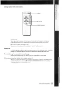 Preview for 23 page of Sony Video8 Handycam CCD-FX410 Operation Manual