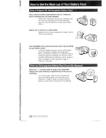 Preview for 24 page of Sony Video8 Handycam CCD-FX410 Operation Manual