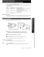 Preview for 27 page of Sony Video8 Handycam CCD-FX410 Operation Manual