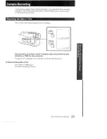 Preview for 29 page of Sony Video8 Handycam CCD-FX410 Operation Manual