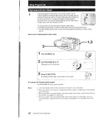 Preview for 42 page of Sony Video8 Handycam CCD-FX410 Operation Manual