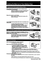 Preview for 23 page of Sony Video8 Handycam CCD-FX510 Operation Manual