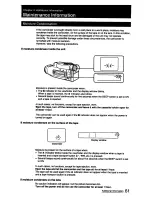 Preview for 61 page of Sony Video8 Handycam CCD-FX510 Operation Manual