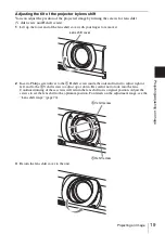 Preview for 19 page of Sony VLP-CH350 Operating Instructions Manual