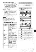 Preview for 49 page of Sony VLP-CH350 Operating Instructions Manual