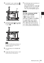 Preview for 59 page of Sony VLP-CH350 Operating Instructions Manual