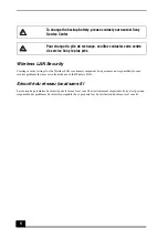 Preview for 8 page of Sony VPCCA Series Safety Information Manual