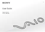 Sony VPCCA4C5E User Manual preview