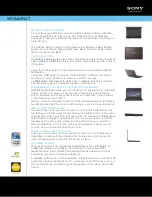 Preview for 1 page of Sony VPCEA43FX/T Specifications