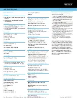 Preview for 2 page of Sony VPCEA43FX/WI Specifications